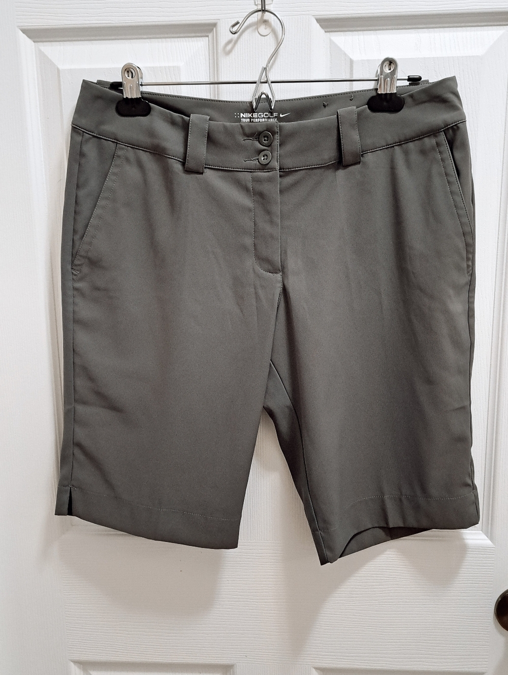 Nike Golf Tour Performance Shorts Women's Size 8 Bermuda Active Green Neutral